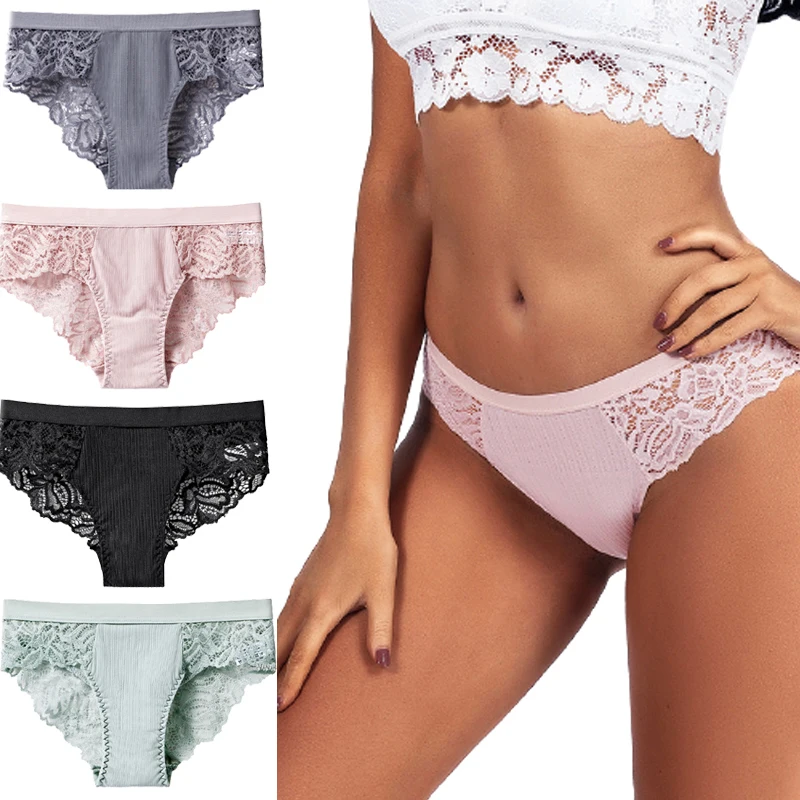 

Кружевное нижнее белье, женские трусики, модные пикантные трусики с низкой талией, дышащее бесшовное нижнее белье, Женские брифы