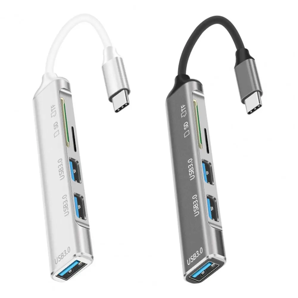 

Type-C Cable Hub 5-in-1 With SD/TF Slot Data Transmission USB3.0 Expansion Dock for Laptop for keyboard, USB hard disk