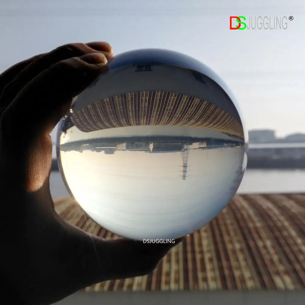 Пурпурные или прозрачные акриловые шарики для жонглирования 100 мм (10 см 3 94 дюйма)