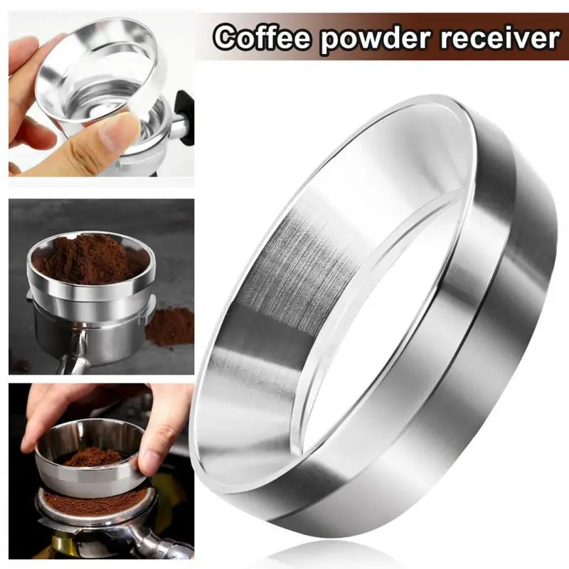 

54/58mm Stainless Steel Coffee Dosing Ring Replacement Funnel for Portafilter Coffee Dosing Ring Replacement Funne