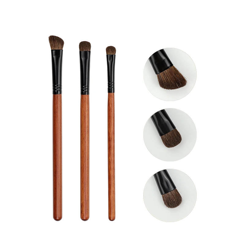 OVW 3 шт. натуральные кисти для теней век из конского волоса Профессиональный набор