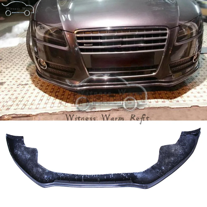 Передний бампер из углеродного волокна/ФАП спойлер фартук разветвители для Audi A5