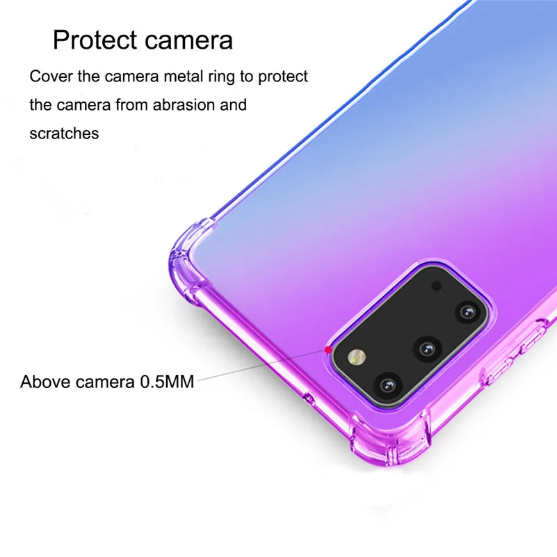 Поглощающий ТПУ чехол с четырьмя углами для Samsung Galaxy S20 6 2 дюйма защитный