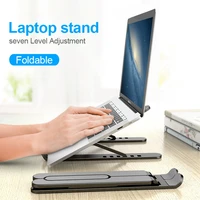 portable laptop stand foldable support base notebook stand for macbook pro lapdesk pc computer laptop holder cooling pad riser