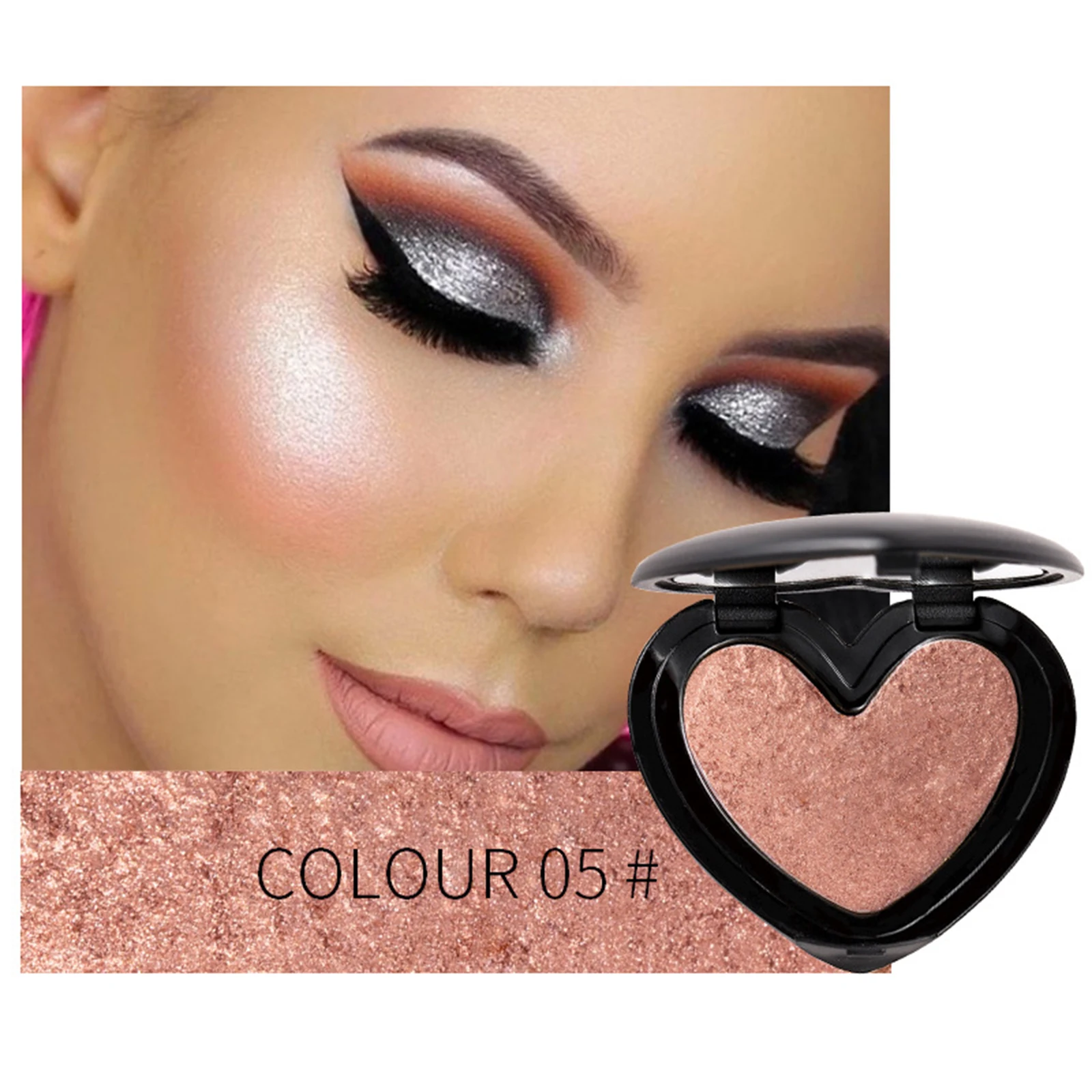 

3D Face Highlighter Whitening Concealer Cosmetic Tools Easy To Use Heart Shape SMJGood