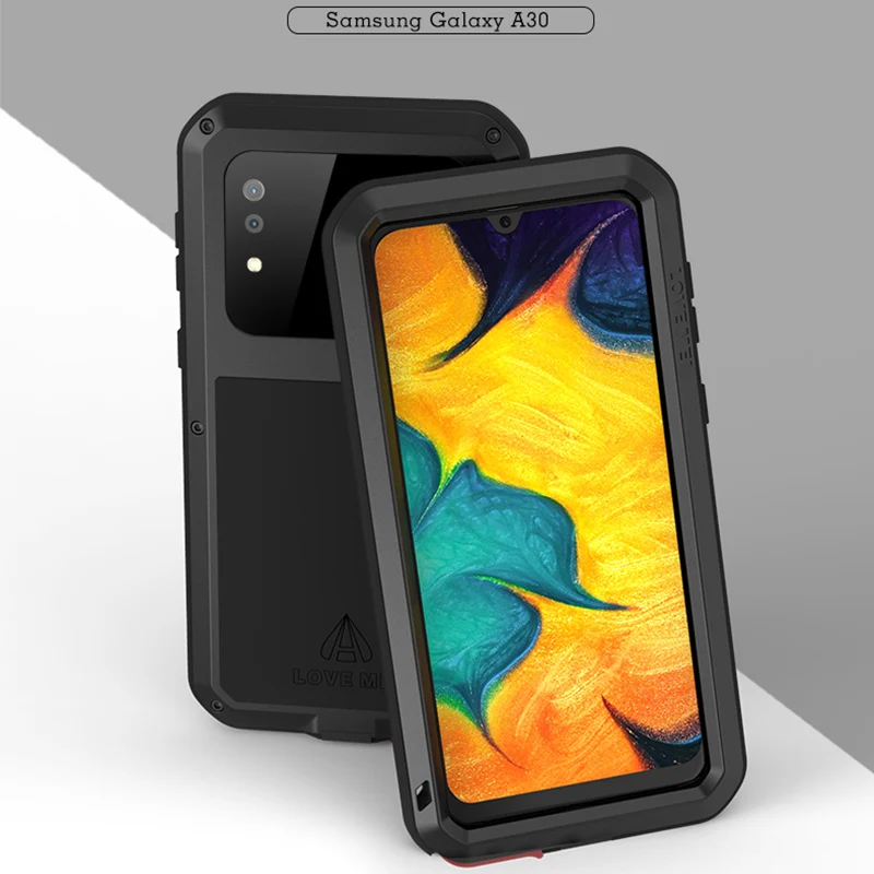Для Samsung Galaxy A30 A20 роскошный Doom Armor Duty противоударный металлический алюминиевый