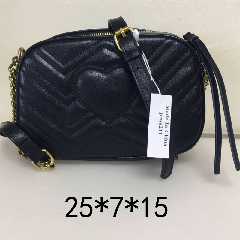 

5 Color Classic designer shoulder chain bag Medium size bag ladies handbags best-selling brand women's wavy Messenger bag