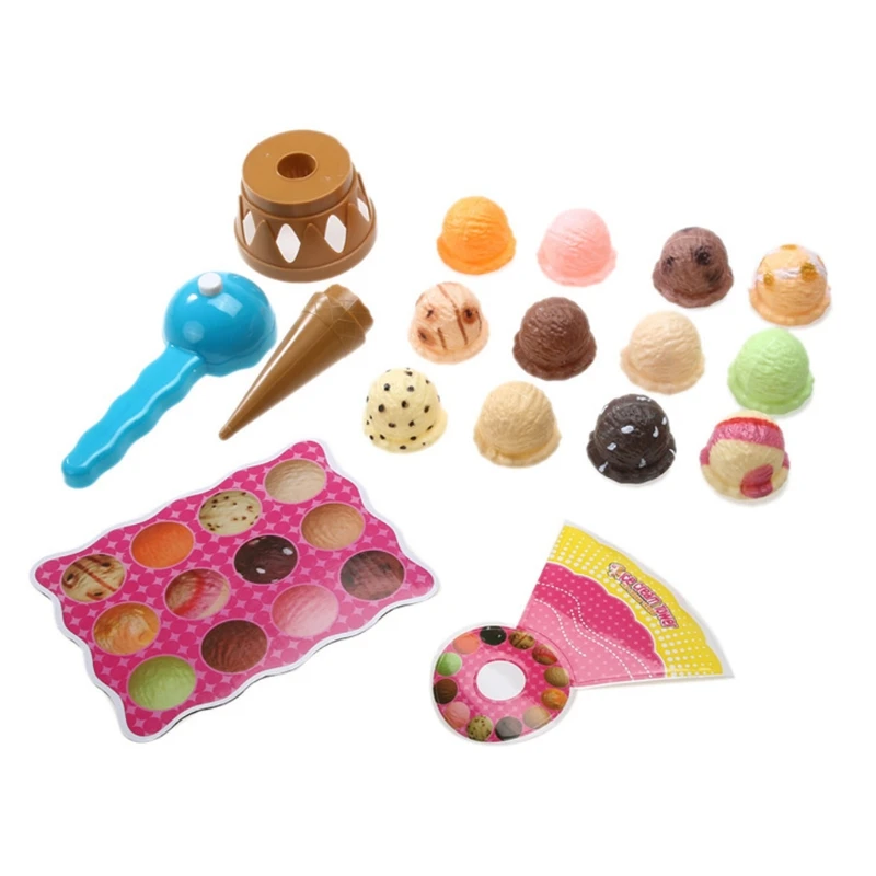 

Kids Pretend Puzzle Plastic Stacking Accessories Educational Play Funny Table Toy Best Gift