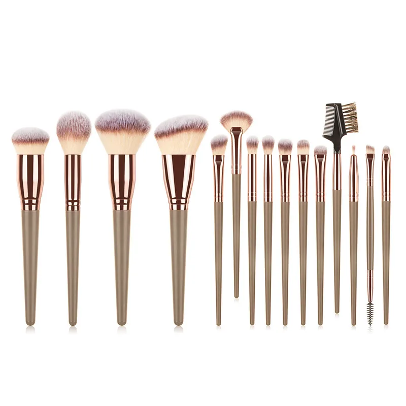 15Pcs Makeup Brushes Set For Foundation Blush Eyeshadow Concealer Powder Lip Make Up Cosmetics Brush Makeup tools