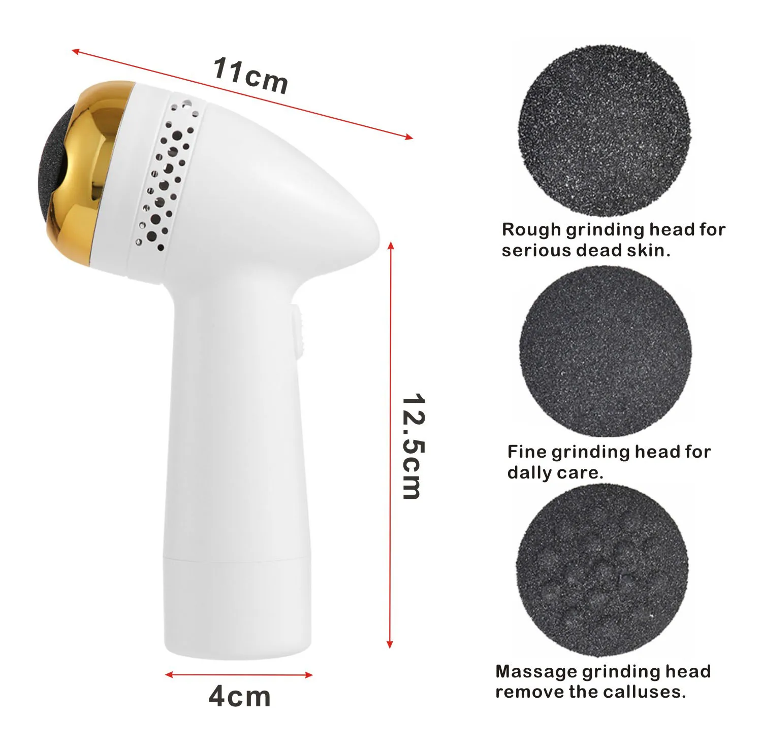 

Portable Electric Foot Files Vacuum Pedicure Tools Dead Skin Callus Remover USB Foot Grinde Absorbing Machine Foot Care Tools
