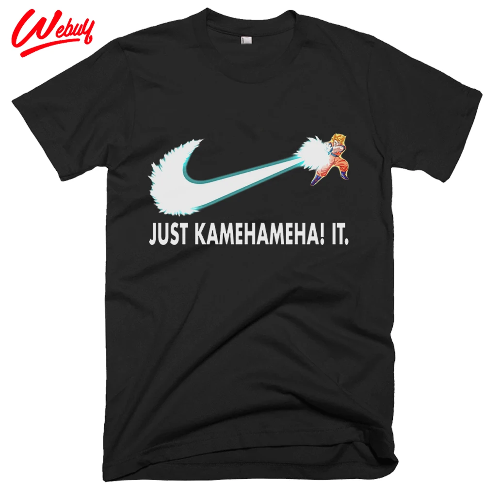 Crewneck Dragon Ball Z футболка просто Kamehameha It Goku футболки Супер Saiyan пользовательские Desgin футболка для мужчин с 3D принтом