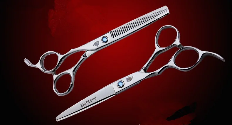 Профессиональные 6 дюймовые ножницы для волос SMITH CHU 440c японские стальные левой