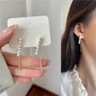 Серьги женские винтажные с имитацией жемчуга, S925