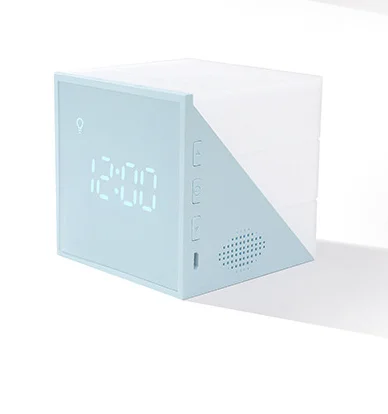 Goedkoop Nieuwe Product Tijd Kubus Wekker Smart Creatieve Slaapkamer Nachtkastje Multifunctionele Slapen Digitale Wekker Led Nachtlampje