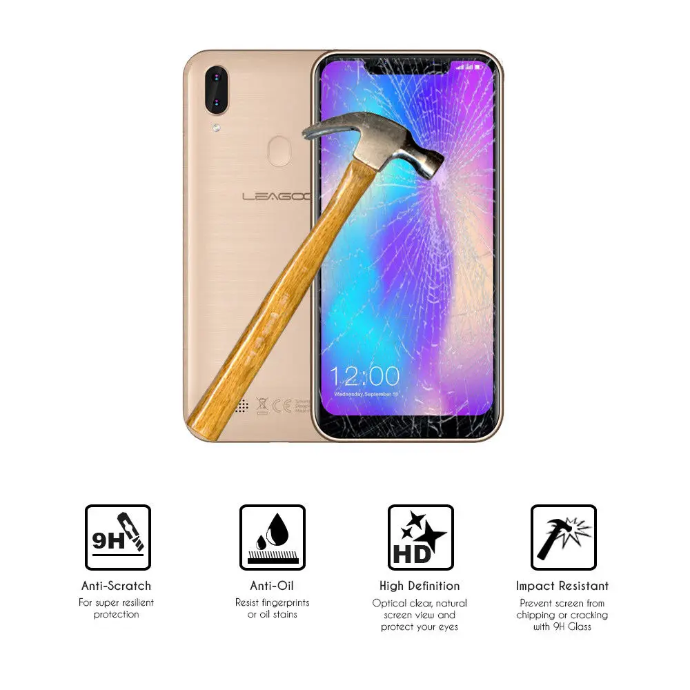 Закаленное стекло для Leagoo S11 S 11 защита экрана 2.5d 9H Защитная пленка 10 S10 S9 9