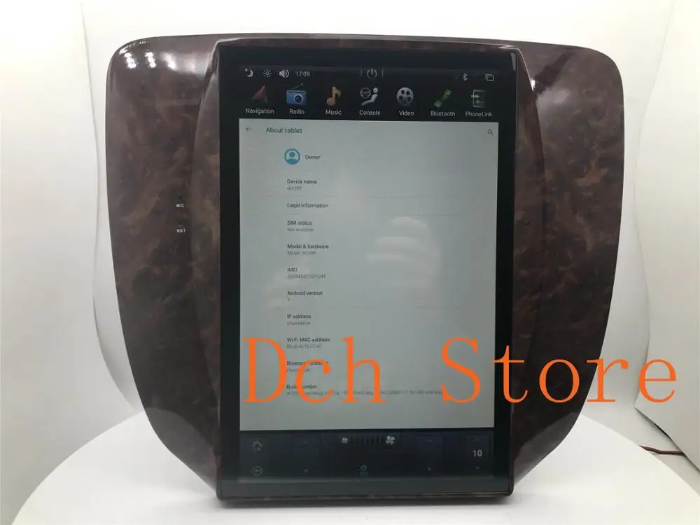 12 1 ''вертикальный автомобильный DVD плеер в стиле tesla Android 9 0 GPS навигация для GMC