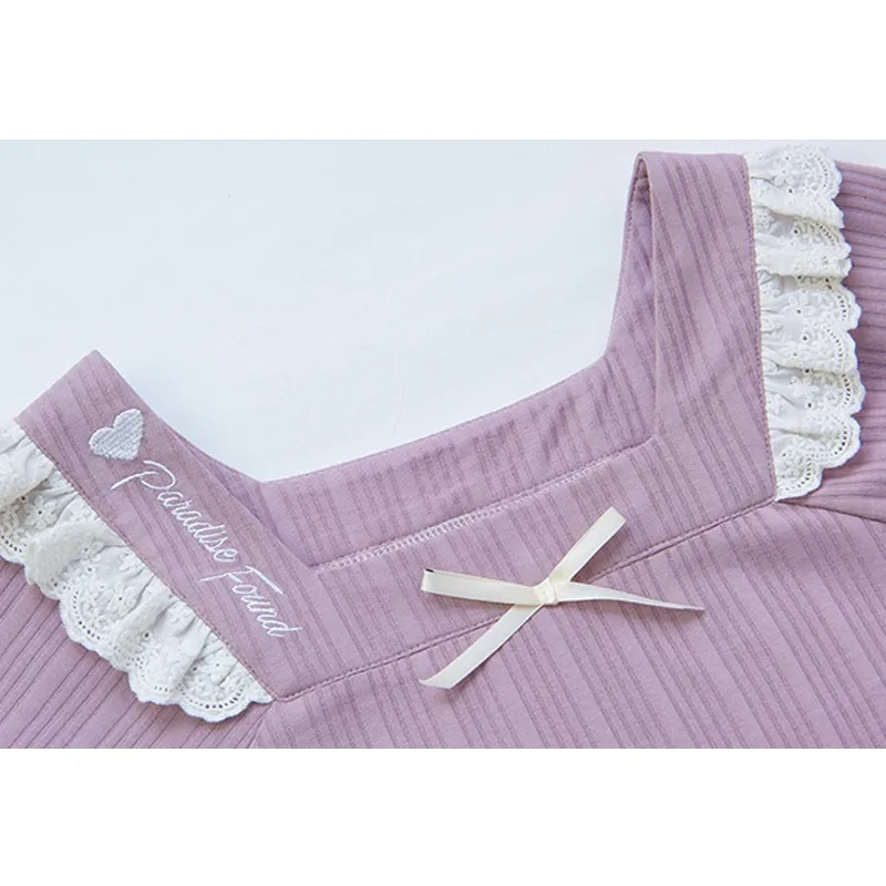 

Tonngirls Summer Women Sleepwear Pyjama Set Cotton Sweet Cute Homewear Women Set Plus Size Ladies Pajamas Suit Simple Style 2021