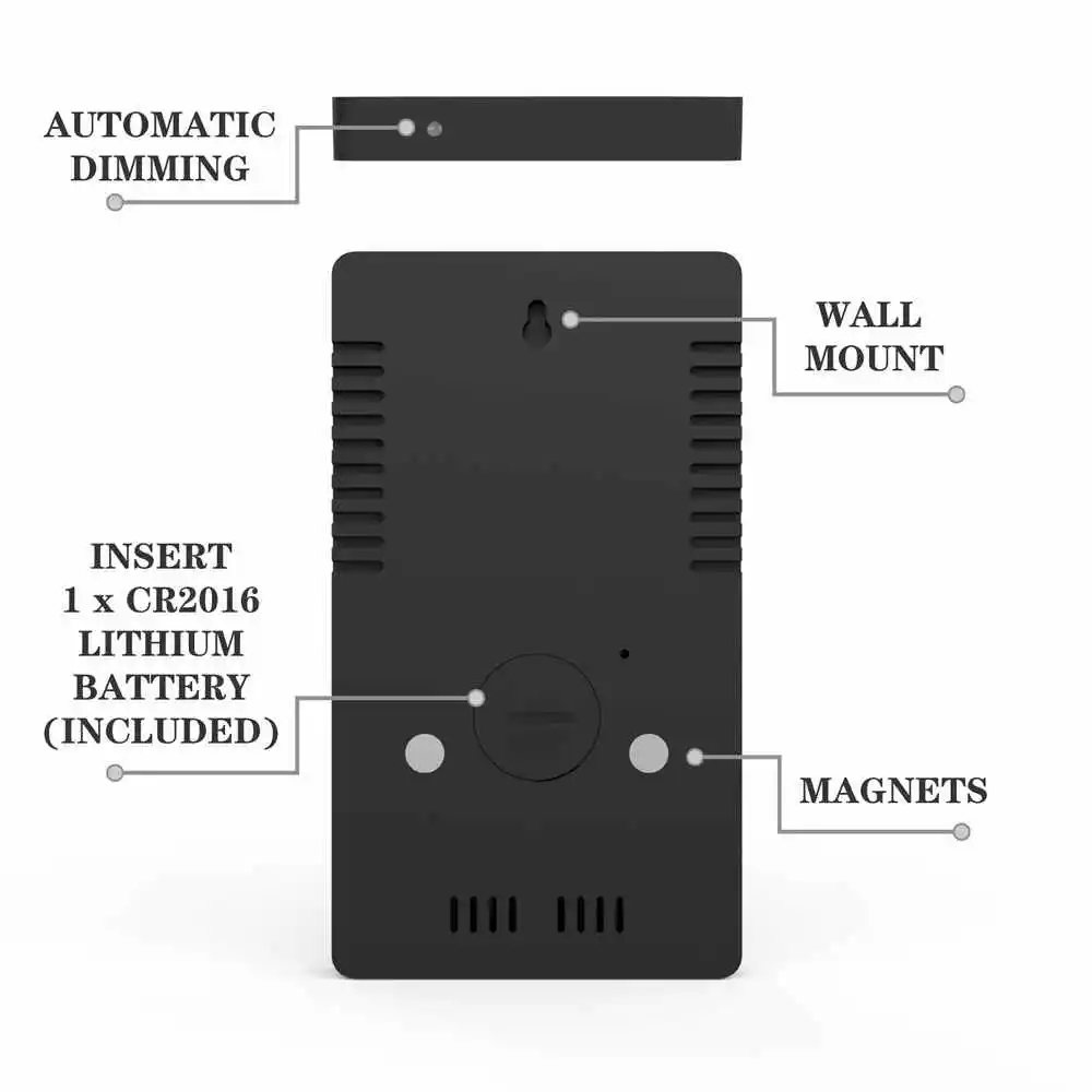 Цифровой будильник clocke светодиодные декоративные настольные часы электронные с