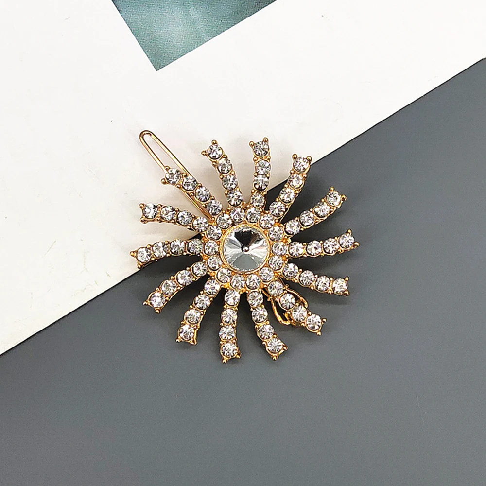 

Fashion Hair Clip Pin Metal Geometric Alloy Hairband Circle Hairgrip Barrette Girls Holder Woman Hair Accessories