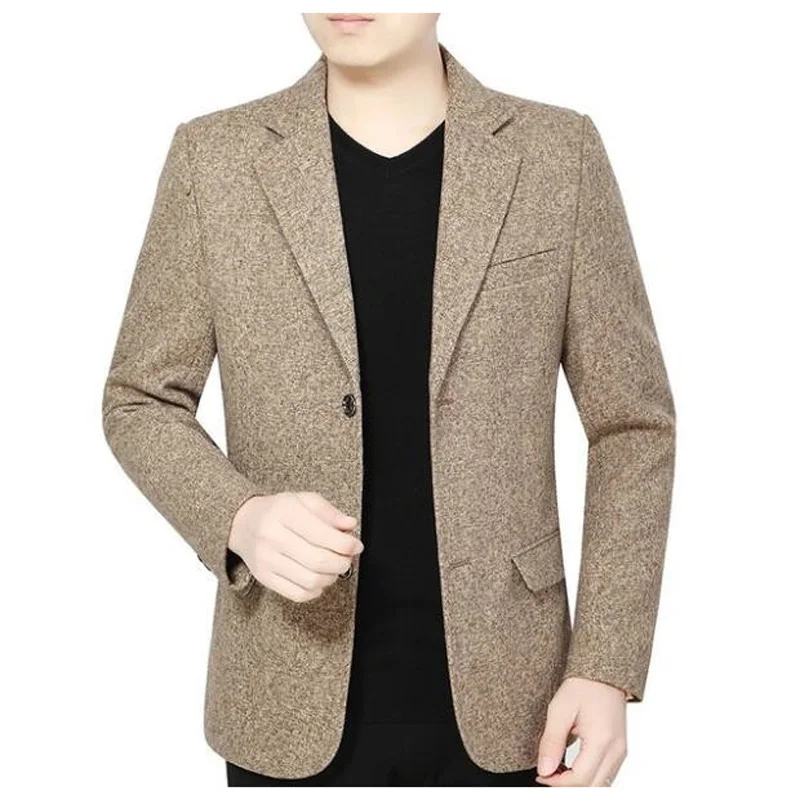 Популярные модные костюмы блейзеры мужские высококачественный Повседневный