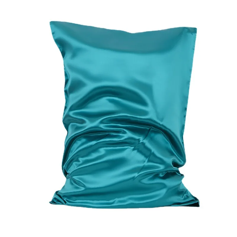 Funda de almohada de seda de morera, funda de almohada de sat&eacute;n brillante, 48x74 Cm, 100%-4