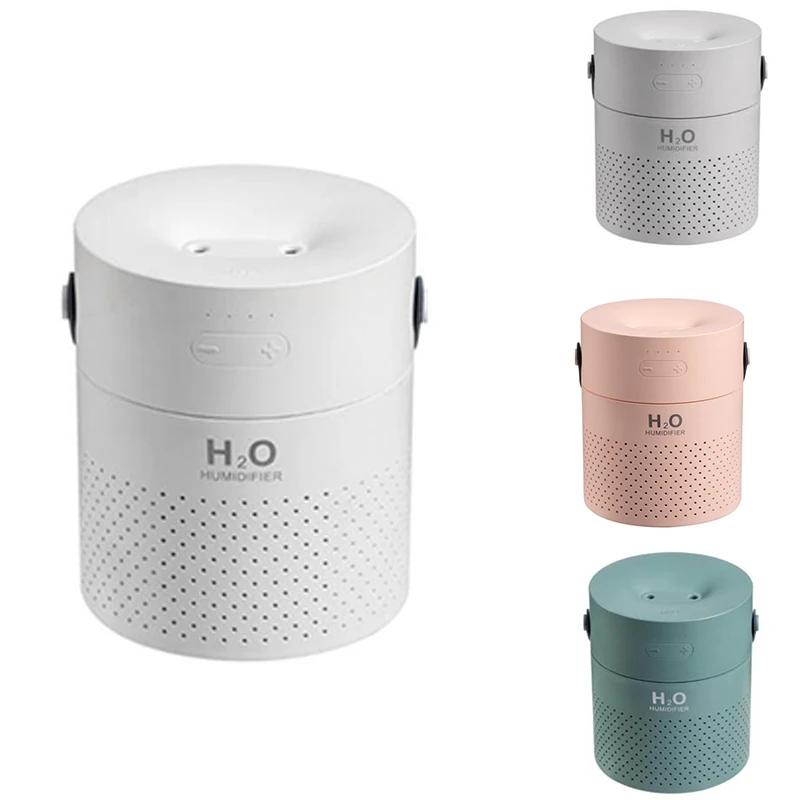 

HOT-Humidificador 1.1L Air Humidifier Dual Spray 4000MAh USB Rechargeable Wireless Ultrasonic Aroma Diffuser Fogger