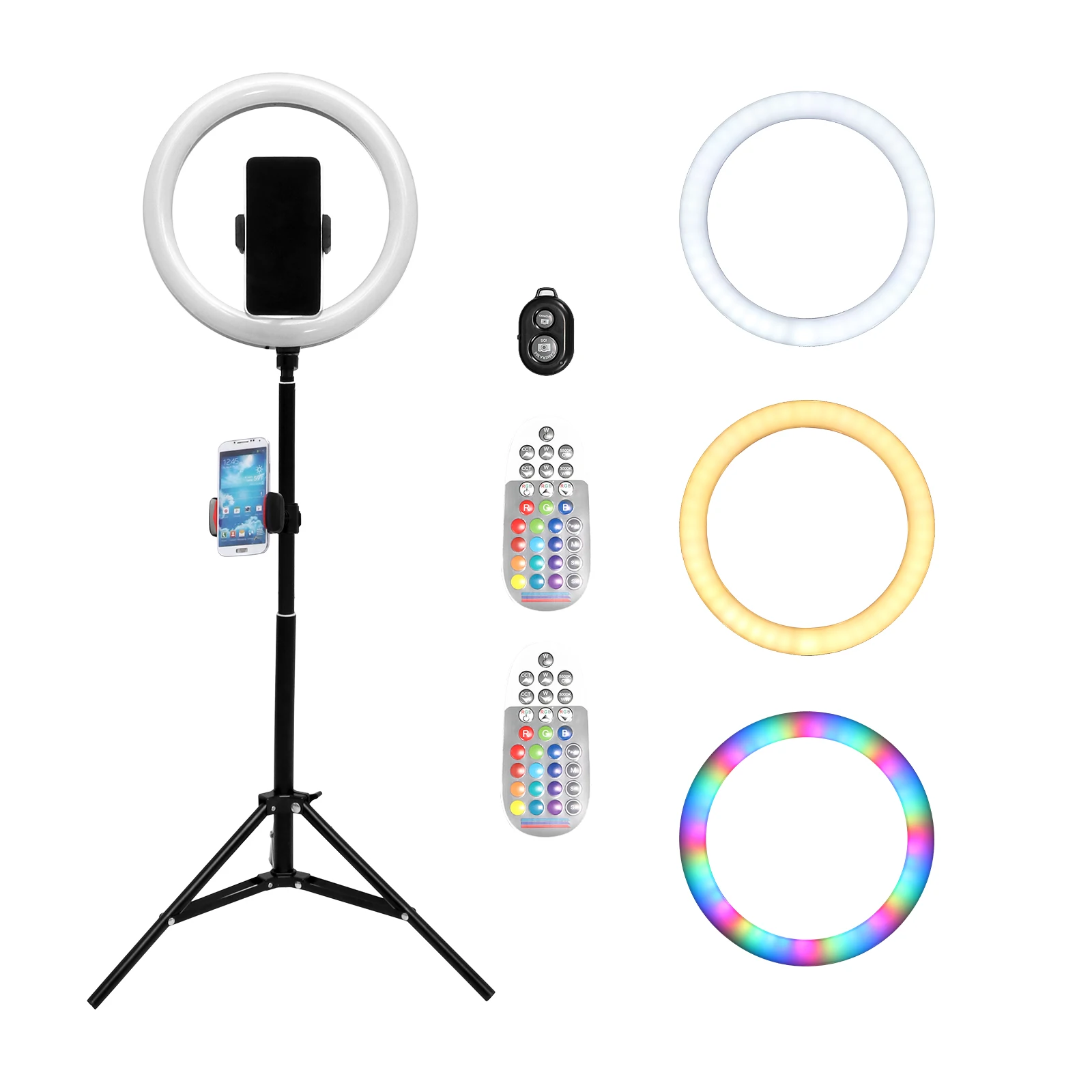 

Photo LED Selfie Fill Light 10inch Dimmable Camera Phone 26CM Ring Lamp With Stand Tripod For Makeup Video Live Studio