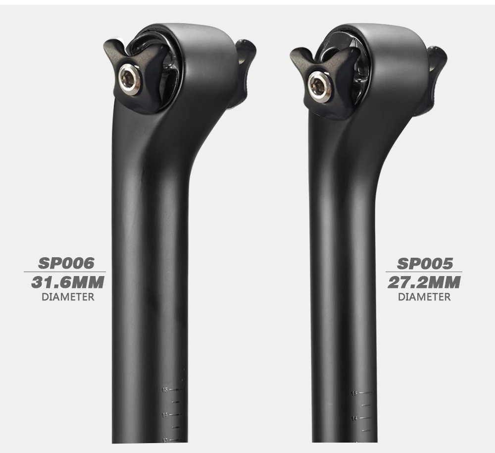OG-EVKIN SP-005/SP-006 Carbon Seatpost 6° Road Bicycle Seatpost 27.2/31.6mm Seat Tube 350/400MM Canote Carbono Bicycle Parts