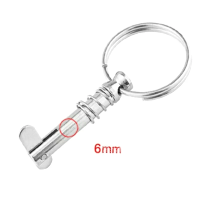 

4Psc Marine 316 Stainless Steel Marine Hardware Safety Pin Yacht Inflatable Raft Rowing Boat Accessories