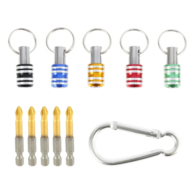 

Key Chain Link and Screwdriver Head Odd Jobs Around the House at Work for the Handy Man or Woman in Life 5 Pieces