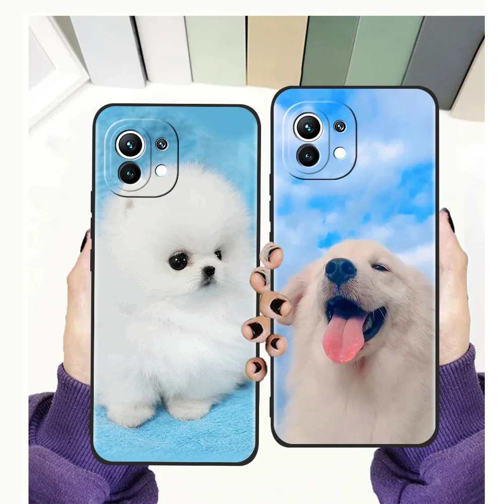 

Cute Dog Phone Case for Xiaomi Poco F3 X3 X4 GT NFC M3 Mi 9T 11 Ultra 11X 11i Note 10T Pro Lite 5G Silicone Cover Coque TPU Bag