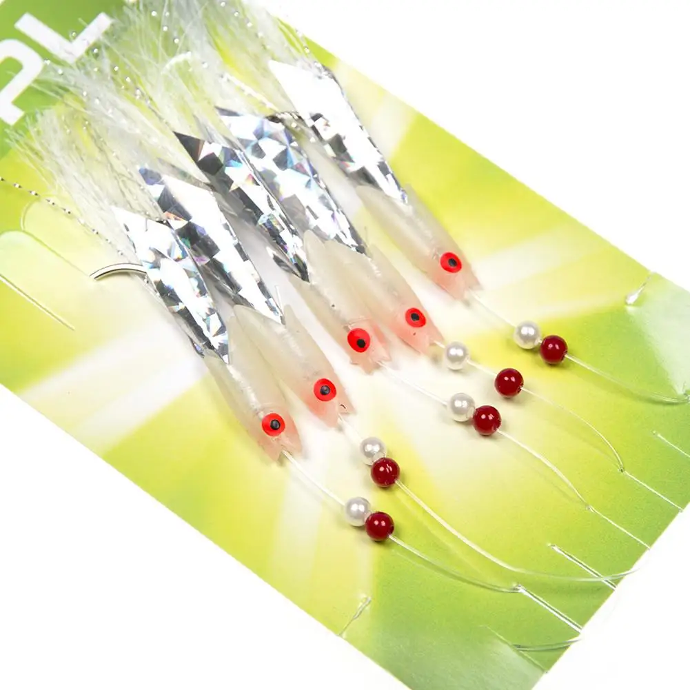 5 шт./компл. углеродистая сталь скумбрия перья бас-треска приманка для морской