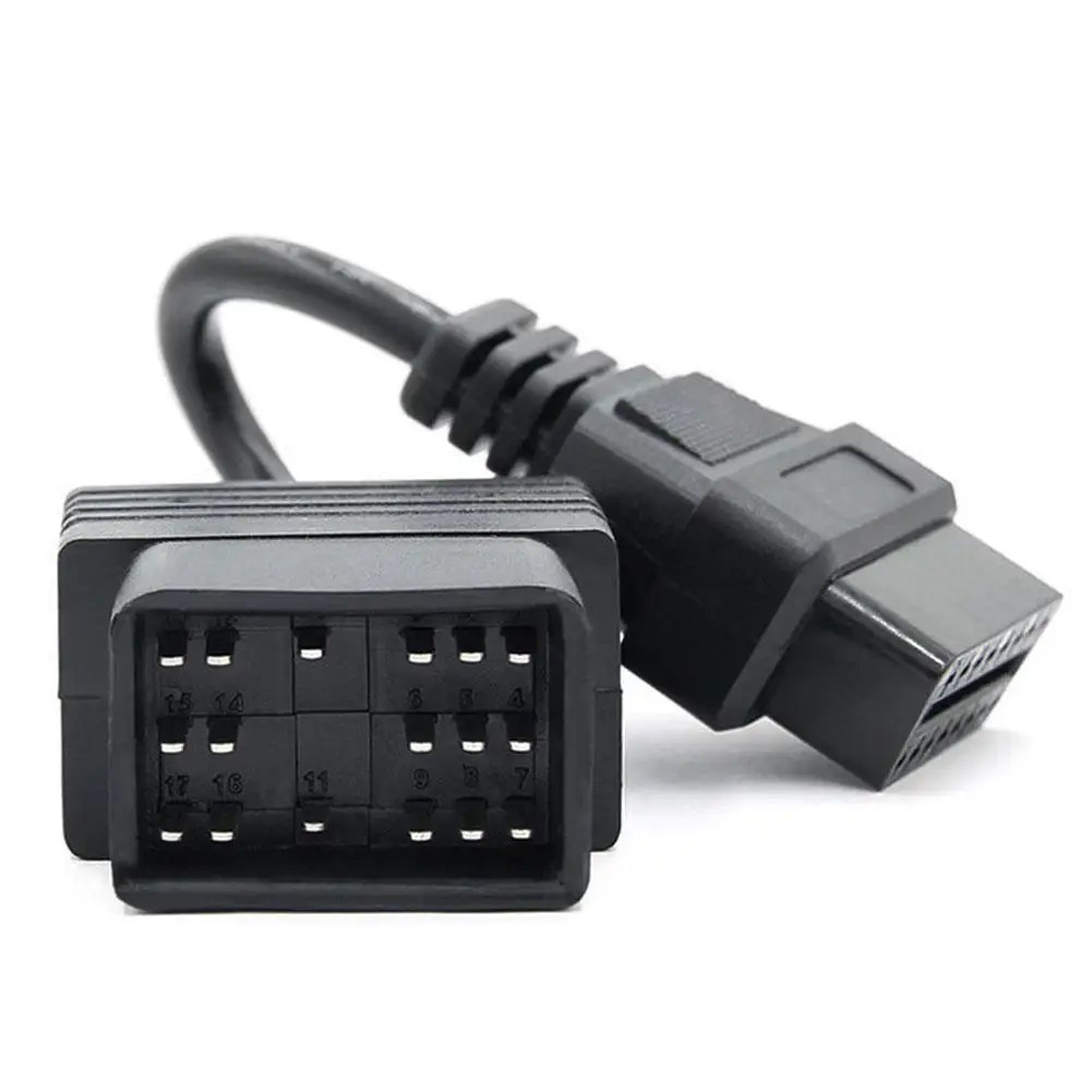 

Auto Diagnostic Connector OBD 2 Connector Adapter For GM 17Pin Cable Vehicles Auto Scanner Adapter for Toyota Data Link Cable
