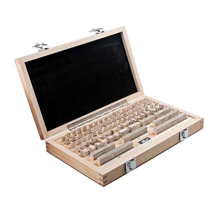 

38Pcs/Set 0 Level 1 Detection Block Gauge Caliper Block Measuring Instrument Inspection Block Gauge Measuring Tools Gauge Block