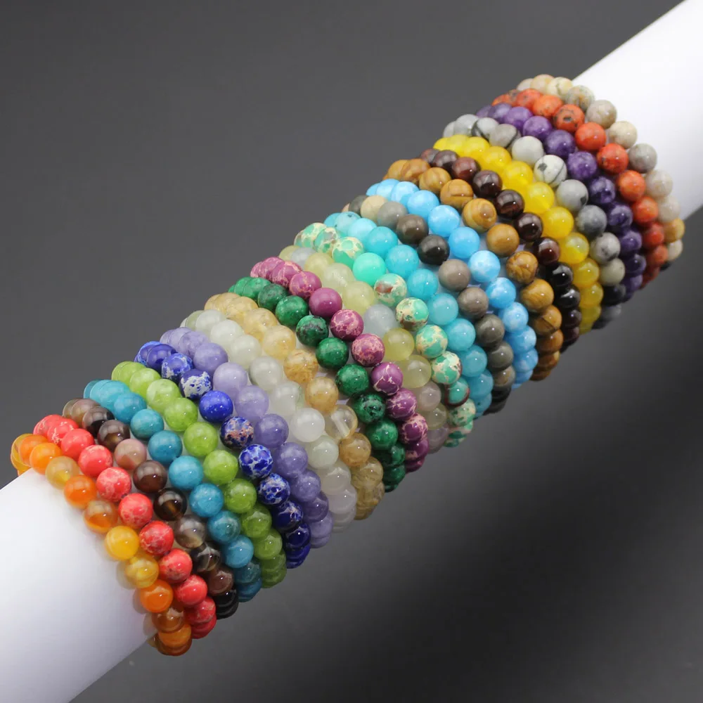 Браслет Кварцевый из натурального камня для йоги 8 мм | Украшения и аксессуары