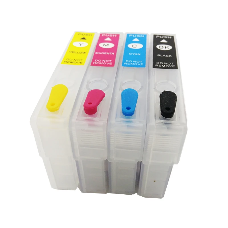 

vilaxh T702 T702XL Refillable Ink Cartridge No Chip for Epson Workforce Pro WF-3720 WF-3733 WF-3730 Printer