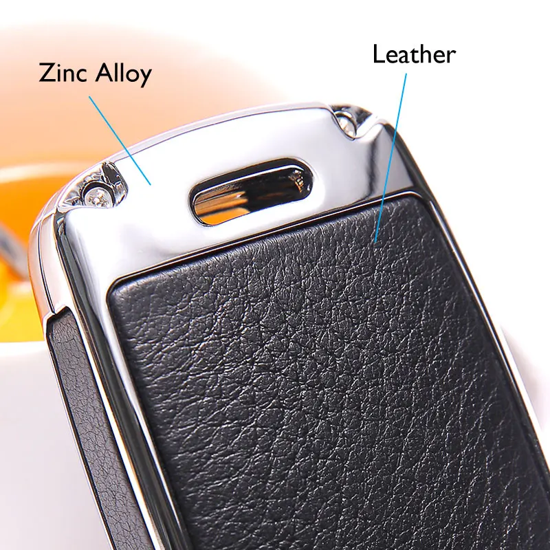 Чехол для автомобильного ключа из цинкового сплава и кожи Mercedes Benz V Class E E300