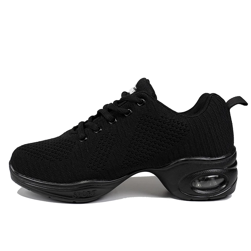 Кроссовки для танцев женские дышащие сетчатые удобные легкие спортивные туфли в