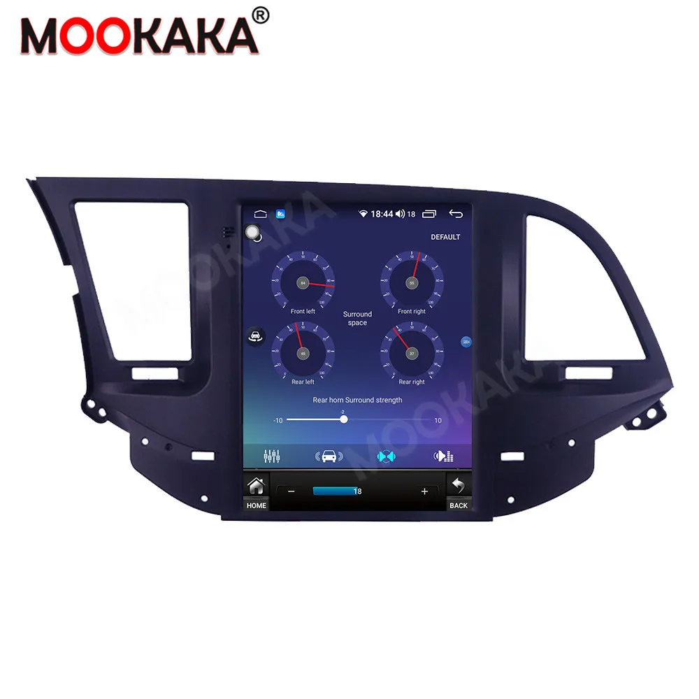 저렴한 안드로이드 무선 카플레이, 자동 서라운드 뷰 카메라 자동차 멀티미디어 플레이어 스테레오 라디오 GPS 네비게이션, 현대 엘란트라 2016-18 용