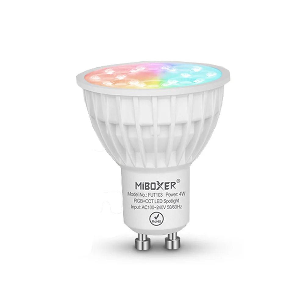 Milight 2 4G Светодиодная лампа MR16 GU10 E14 E27 умная Беспроводная 4 Вт 5 6 9 12 CCT/RGB + CCT