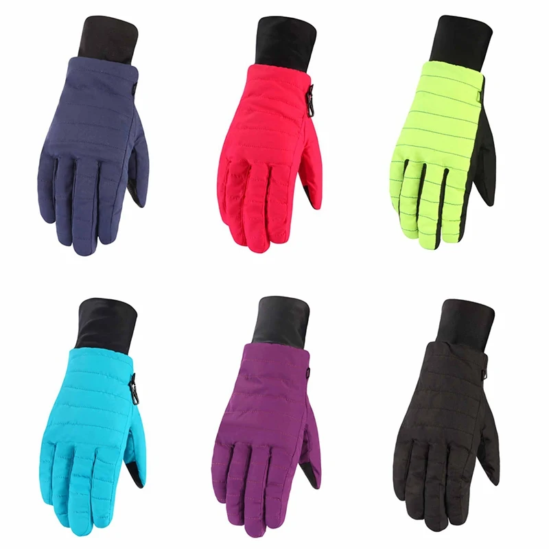 Зимние женские перчатки для катания на лыжах водонепроницаемые термостойкие