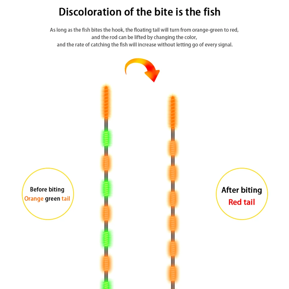 Умный светодиодный поплавок для реки ночная электрическая снасть с