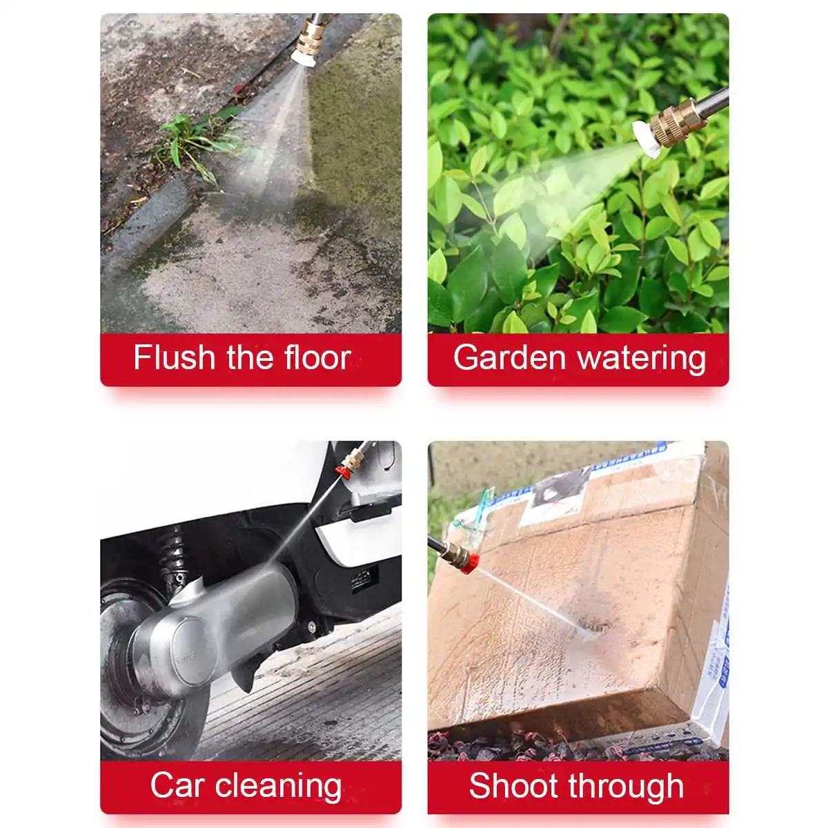 Беспроводной водяной пистолет высокого давления для мойки автомобиля 20000 мАч