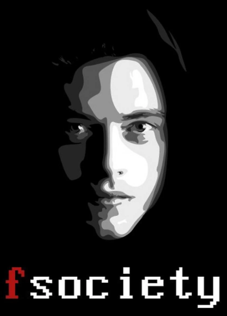 Sci fi данных мистер робот с героями из мультфильмов В винтажном стиле Плакат в