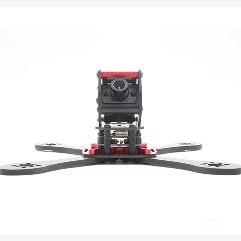 GEPRC GEP ZX6 225 мм 4 осевая рамка из углеродного волокна с кронштейном для камеры FPV
