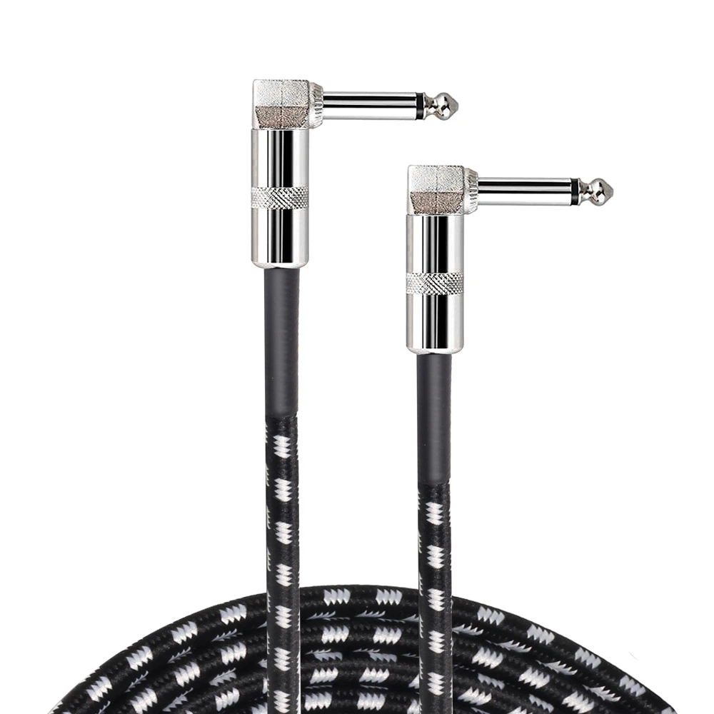 Кабель для электрогитары NOSYA 3 м 6 бас проводник акустический эффект локоть прямая