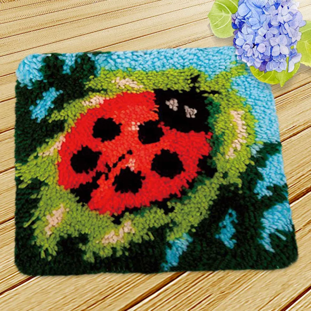 Мультяшный крючок с защелкой ковер вышивка наборы крючков коврик крестиком