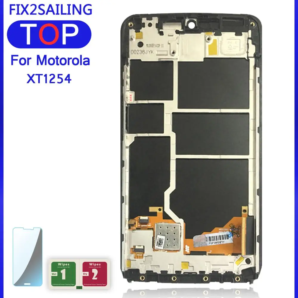 ЖК-дисплеи для Motorola Droid Turbo XT1254 ЖК-дисплей с сенсорным экраном и рамкой Moto Maxx Screen