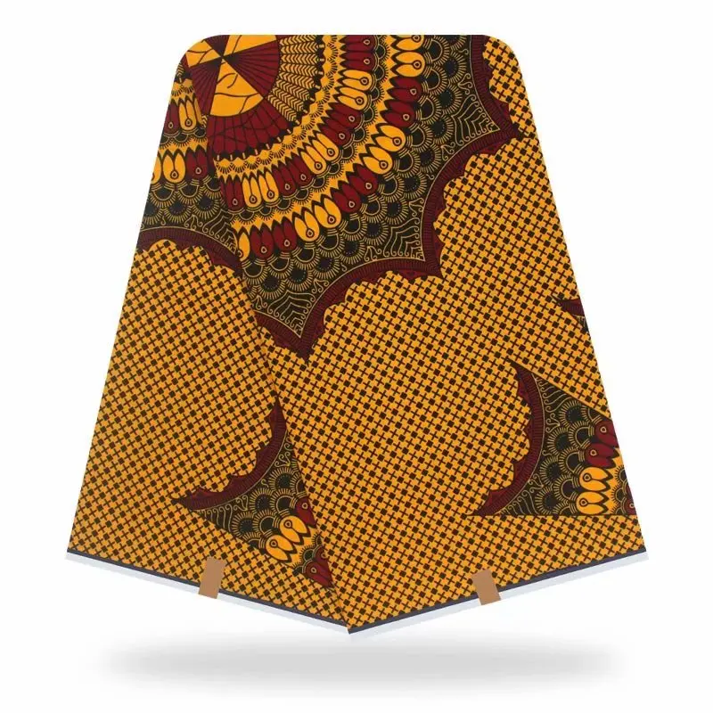 

Lasted ankara african print 100% cotton chiganvy wax prints fabric wax wholesale 6 yard for party dress for sewing