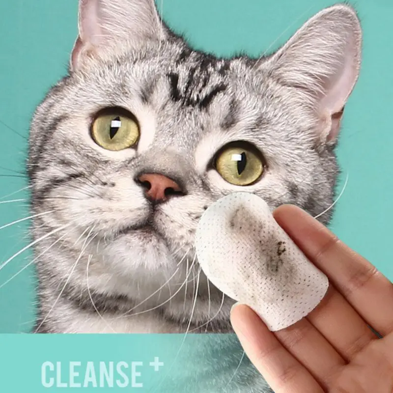 

2021 New Pet Eyes Cleaning Wipes Paper Towels Dogs Cats Tears Remover Wet Wipe